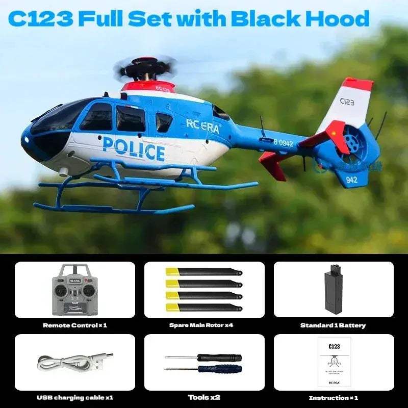 RC Helicopter C123 EC135 Scale With Inverted Stunt - Image 7