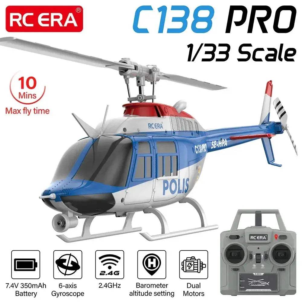RC Helicopter C138 Pro With Optical Flow Positioning