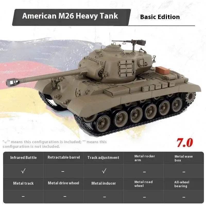 Realistic RC Battle Tank 52cm Large Scale For Boys Gift - Image 9