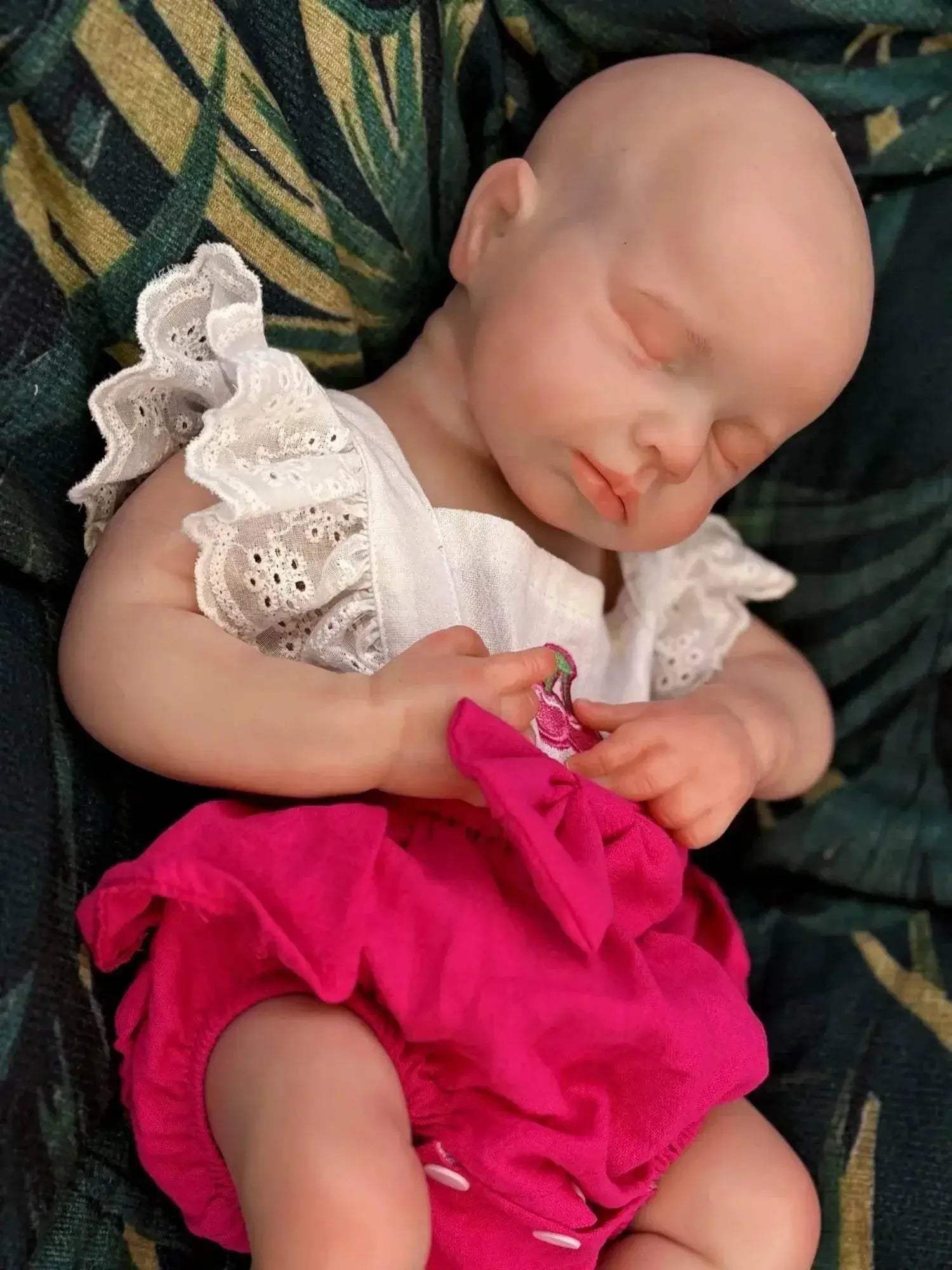 Realistic Reborn Doll 18 Inch Open Mouth Silicone For Gifts - Image 3