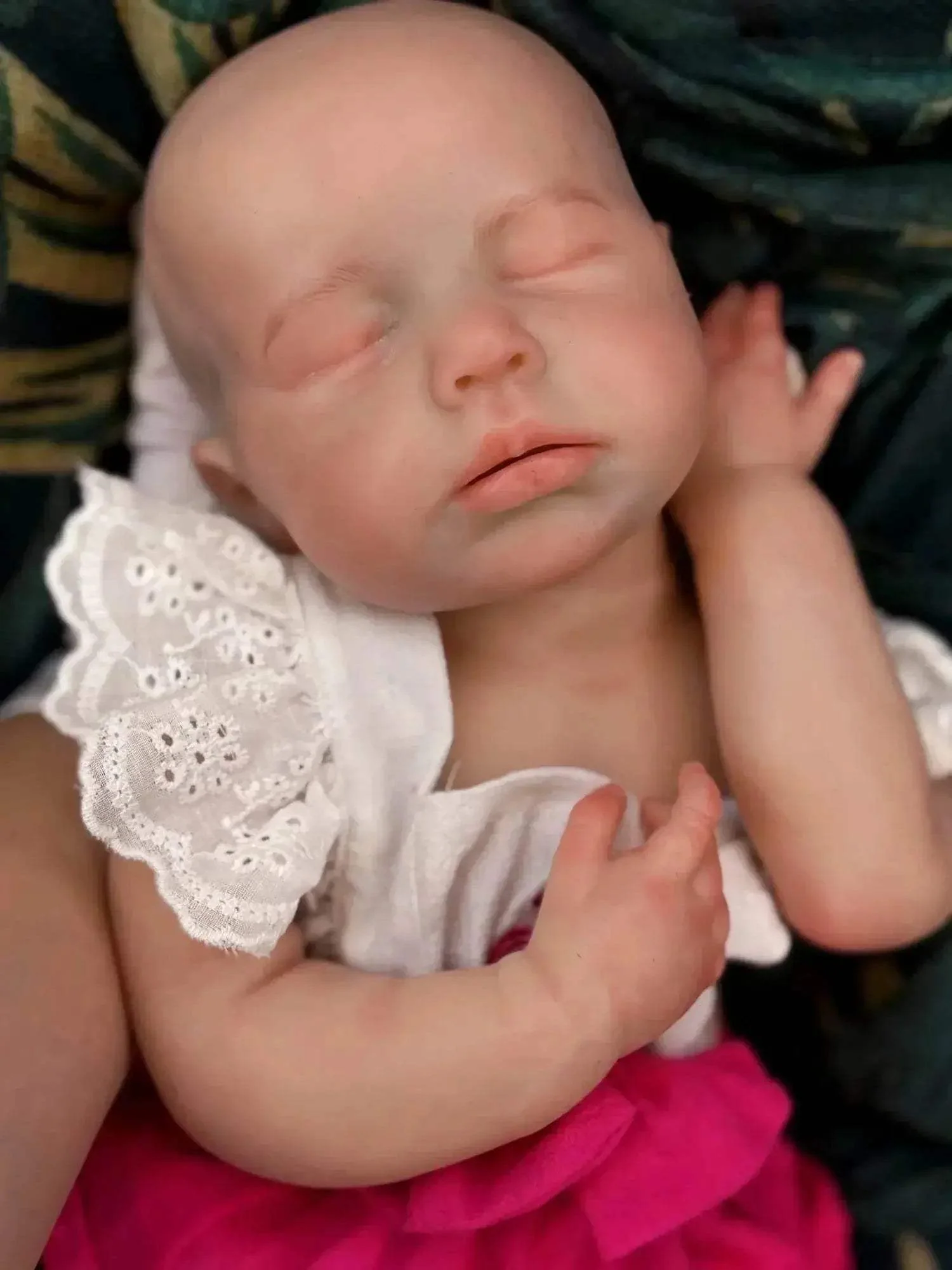 Realistic Reborn Doll 18 Inch Open Mouth Silicone For Gifts - Image 6