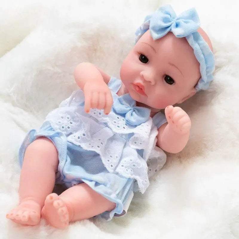Realistic Reborn Doll 30cm Sleeping Eyes Closed For Girls - Image 9