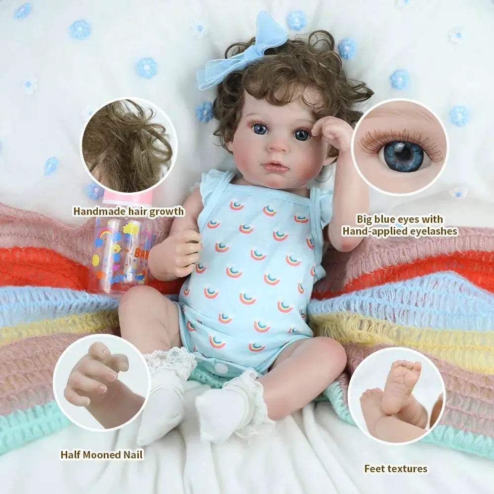 Realistic Reborn Doll Silicone Vinyl 3D Veins For Girls - Image 6