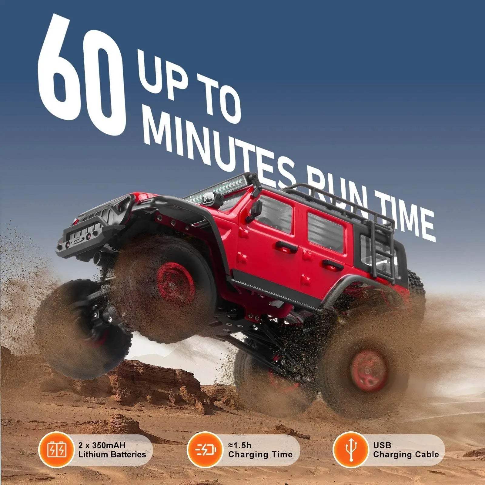 Reliable RC Car All Terrain 4WD With Lights For All Ages - Image 5
