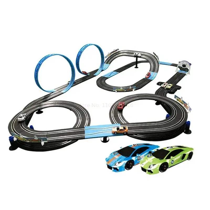 Remote Control Car Racing Track Set With Double Cars - Image 5