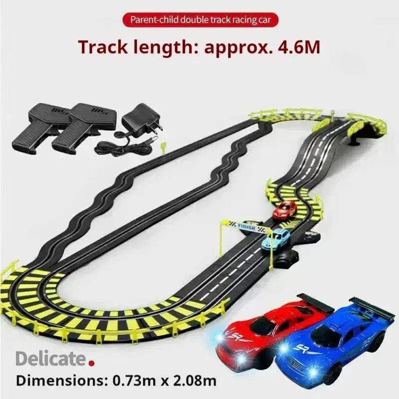 Remote Control Car Track Racing Toy For Two Players - Image 16