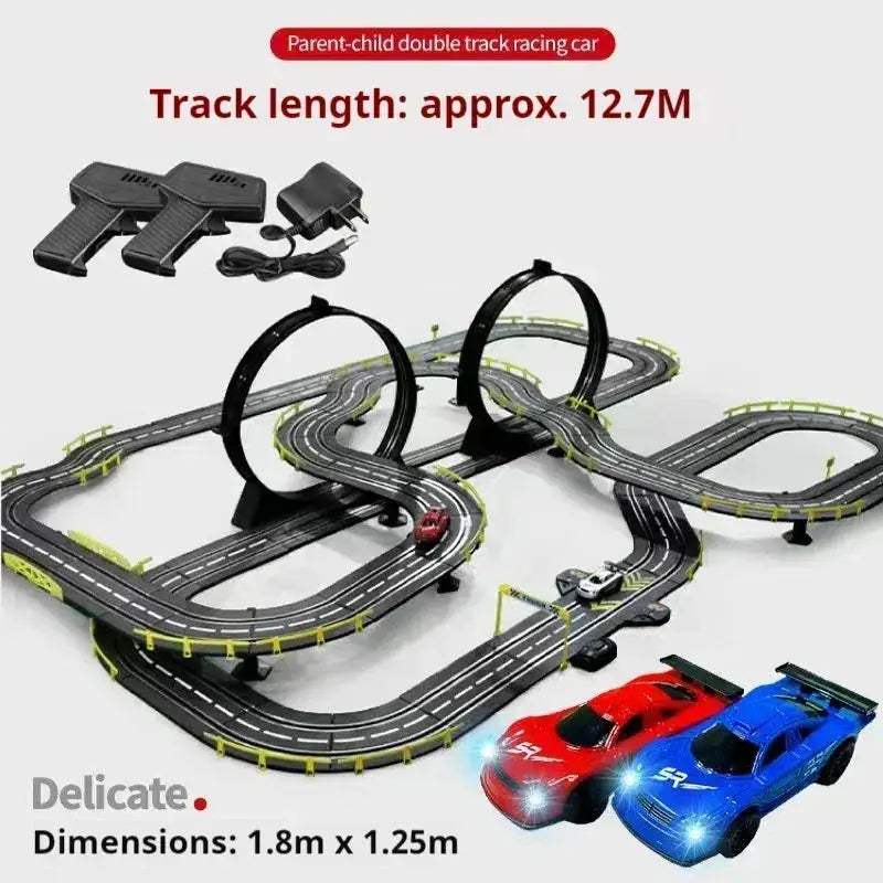 Remote Control Car Track Racing Toy For Two Players - Image 6