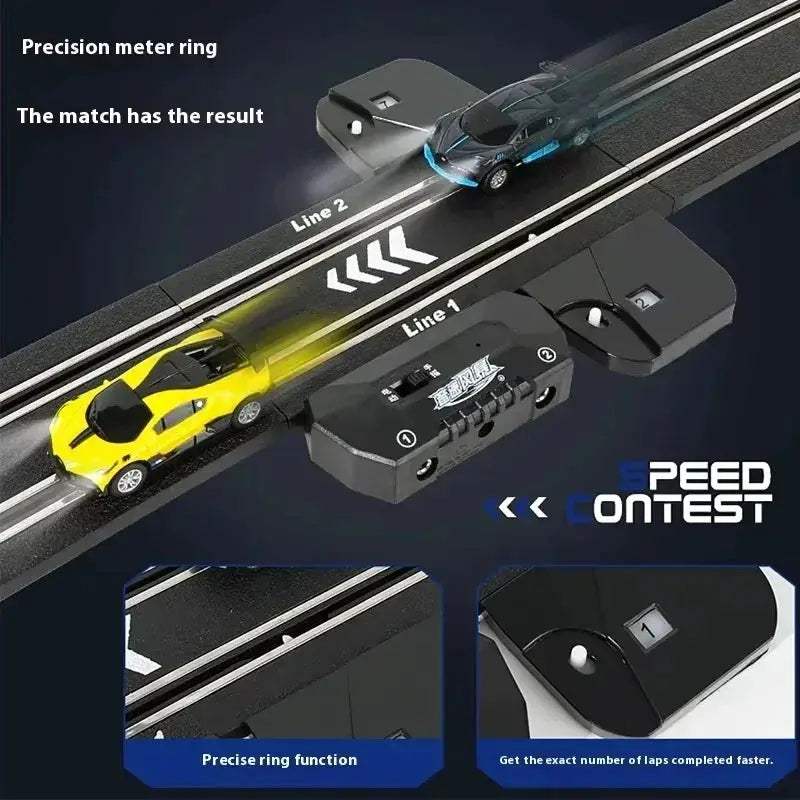 Remote Control Car Track Set Two Player Puzzle Toy - Image 3