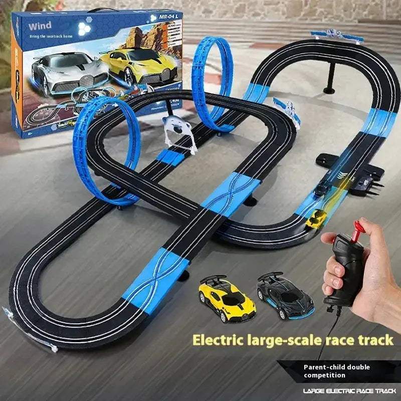 Remote Control Car Track Set Two Player Puzzle Toy - Image 8