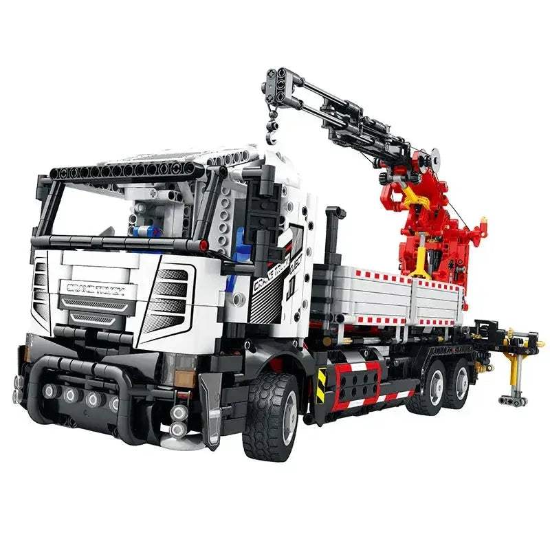 RC Crane Building Blocks Set With Remote Control STEM Learning - Image 7