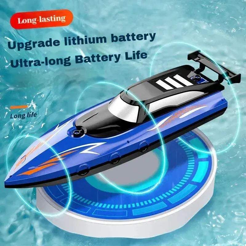 Remote Control RC Boat High Speed Dual Propellers Waterproof - Image 2