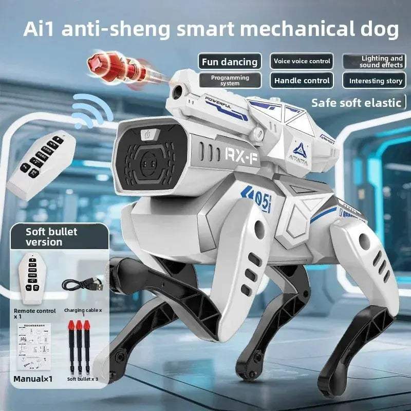 Remote Control Robot Dog Toy With Programmable Actions And Barking - Image 4