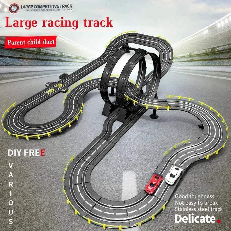 Remote Control Slot Car Racing Set For Track High Speed - Image 3