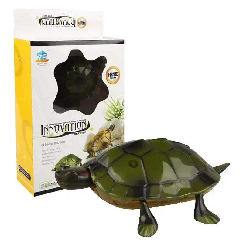 Remote Control Turtle RC Toy With Eye Lights For Learning - Image 4