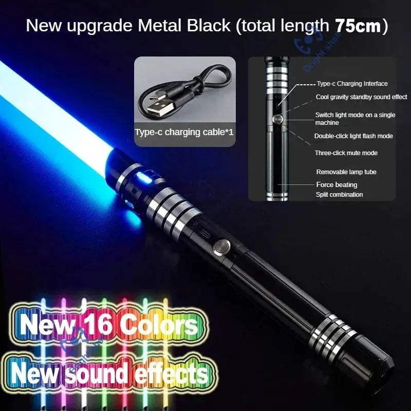 RGB Lightsaber Toy With 15 Color Modes And Sound FX - Image 10