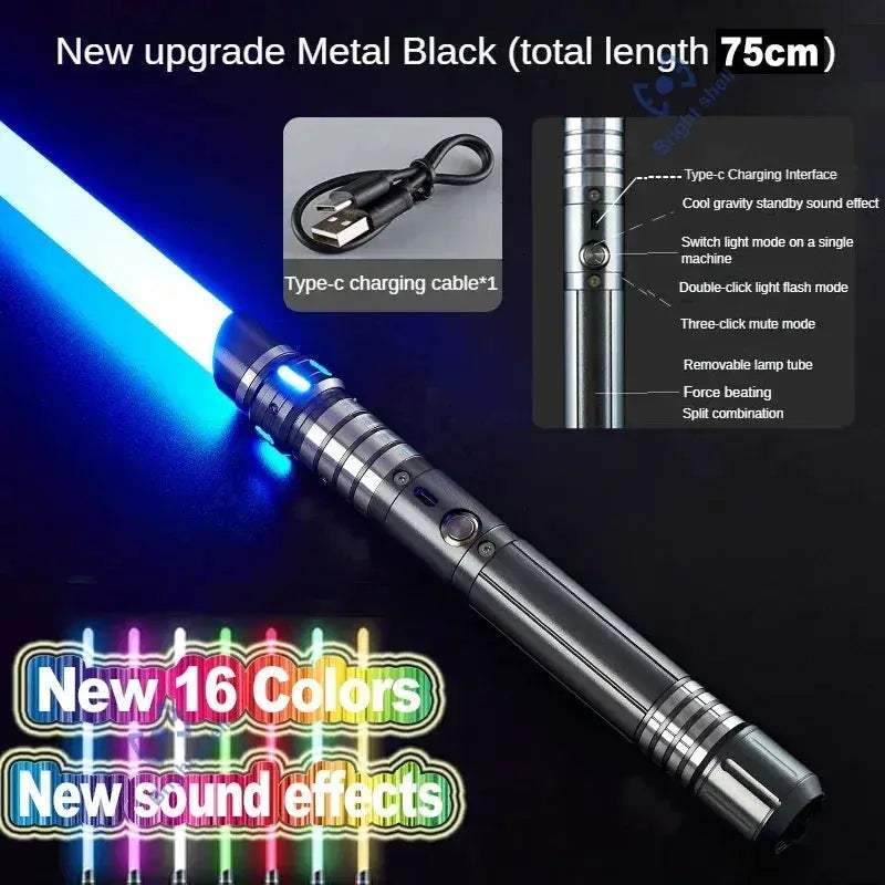 RGB Lightsaber Toy With 15 Color Modes And Sound FX - Image 11
