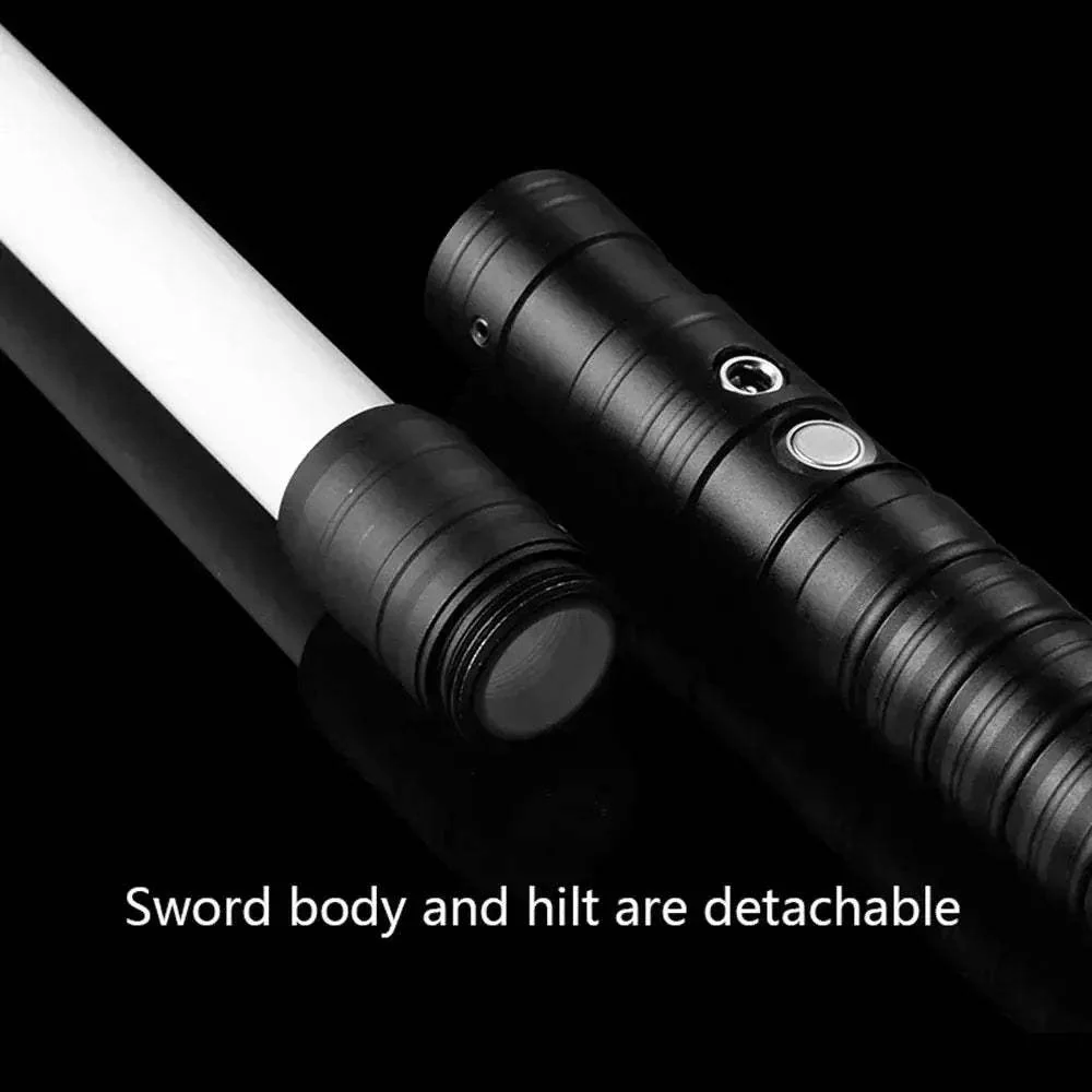 RGB Lightsaber with USB Rechargeable Metal Handle 14 Color Modes - Image 4