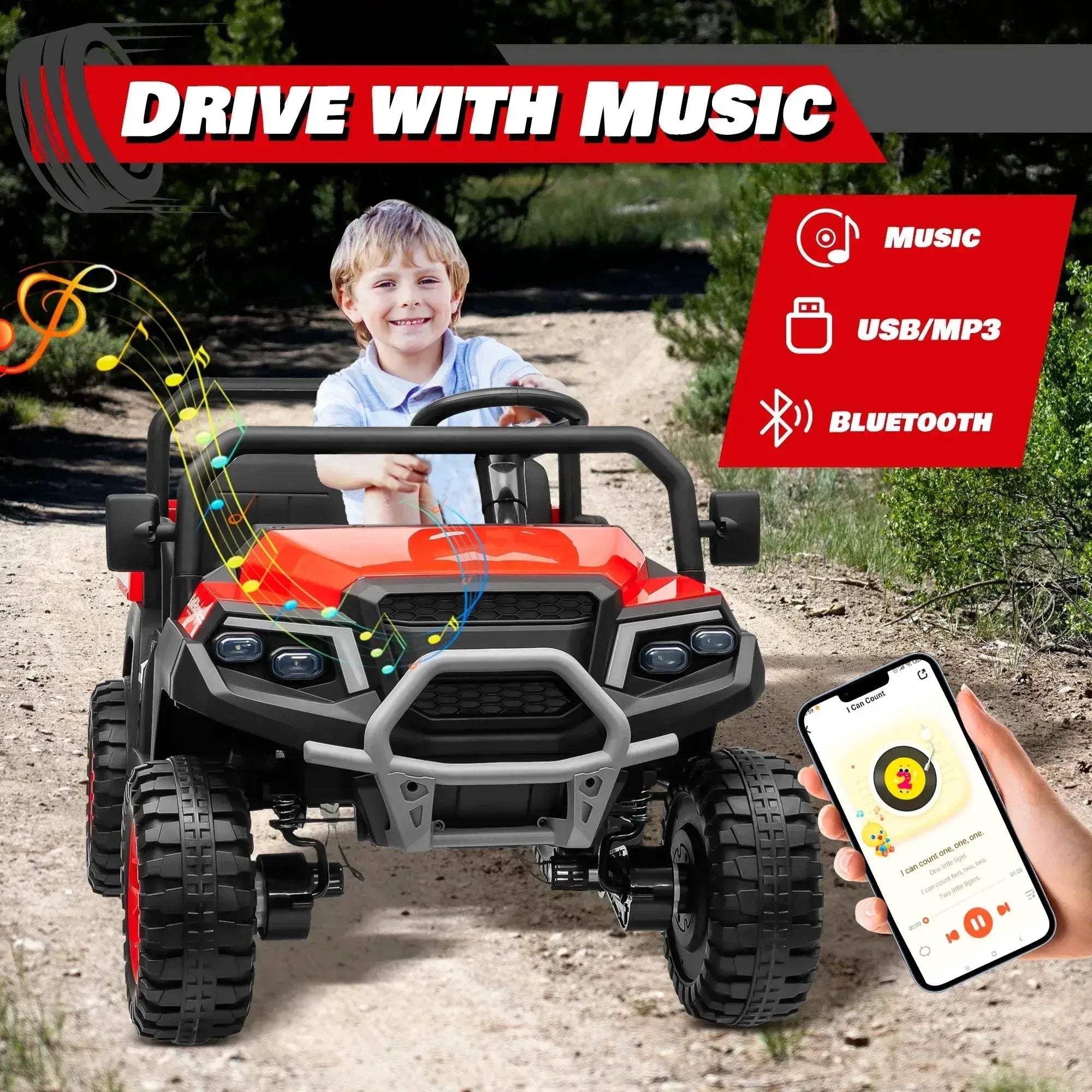 Ride On Car 4WD Dual Drive Modes With Remote Control - Image 7