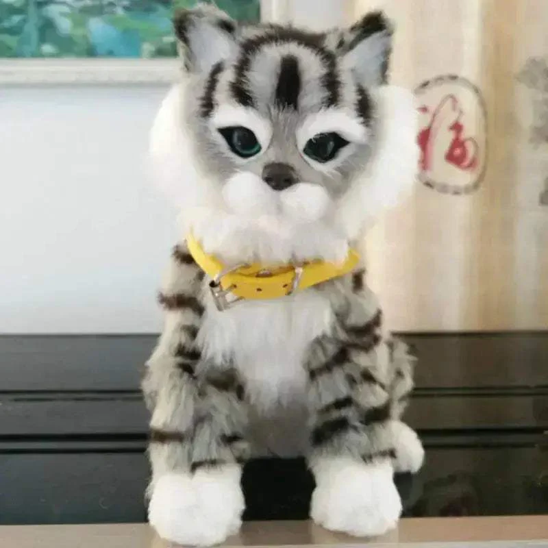 Robot Cat Interactive Plush Toy With Realistic Movements - Image 12