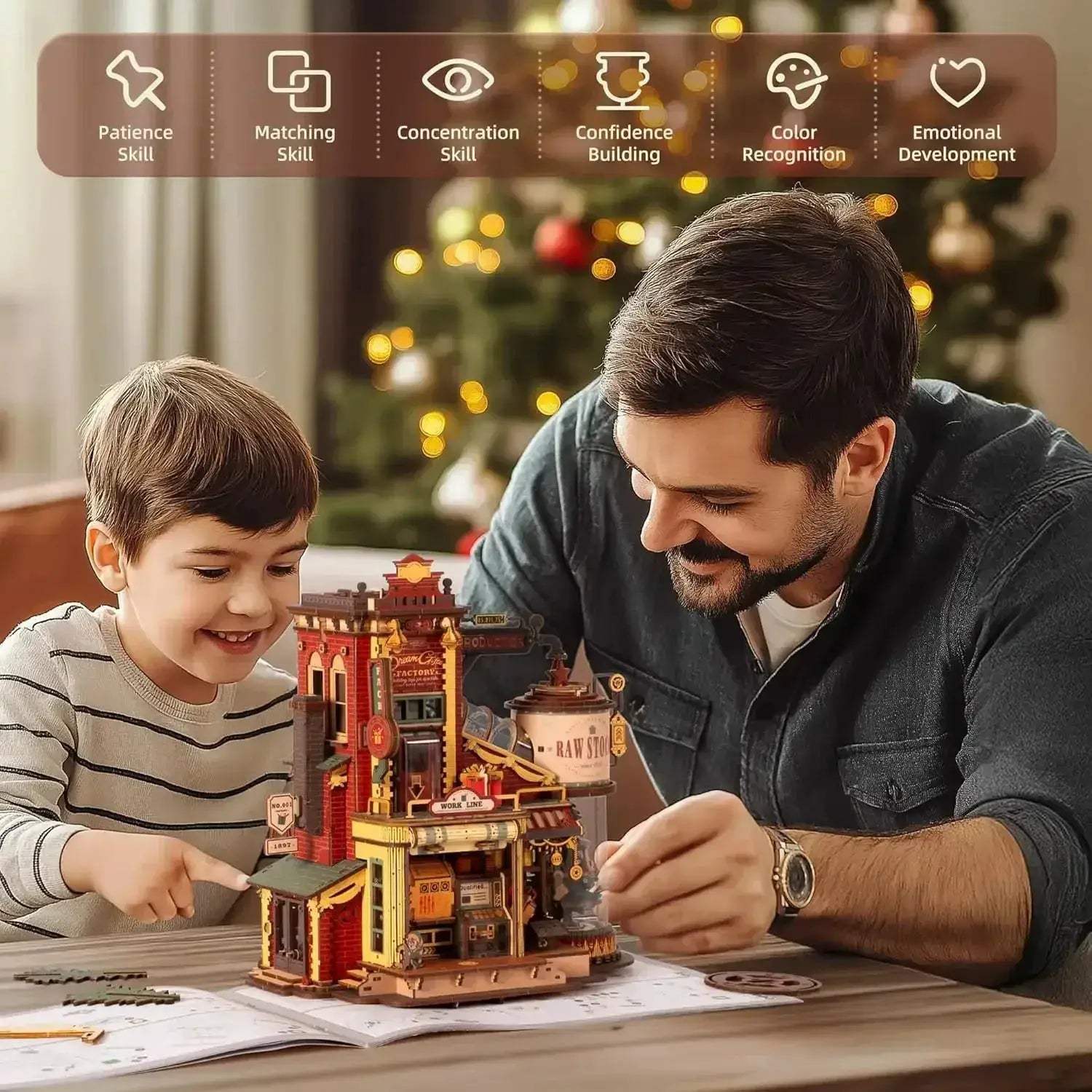 Wooden Music Box Kit Dream Factory 3D Puzzle Interactive Gift - Image 6