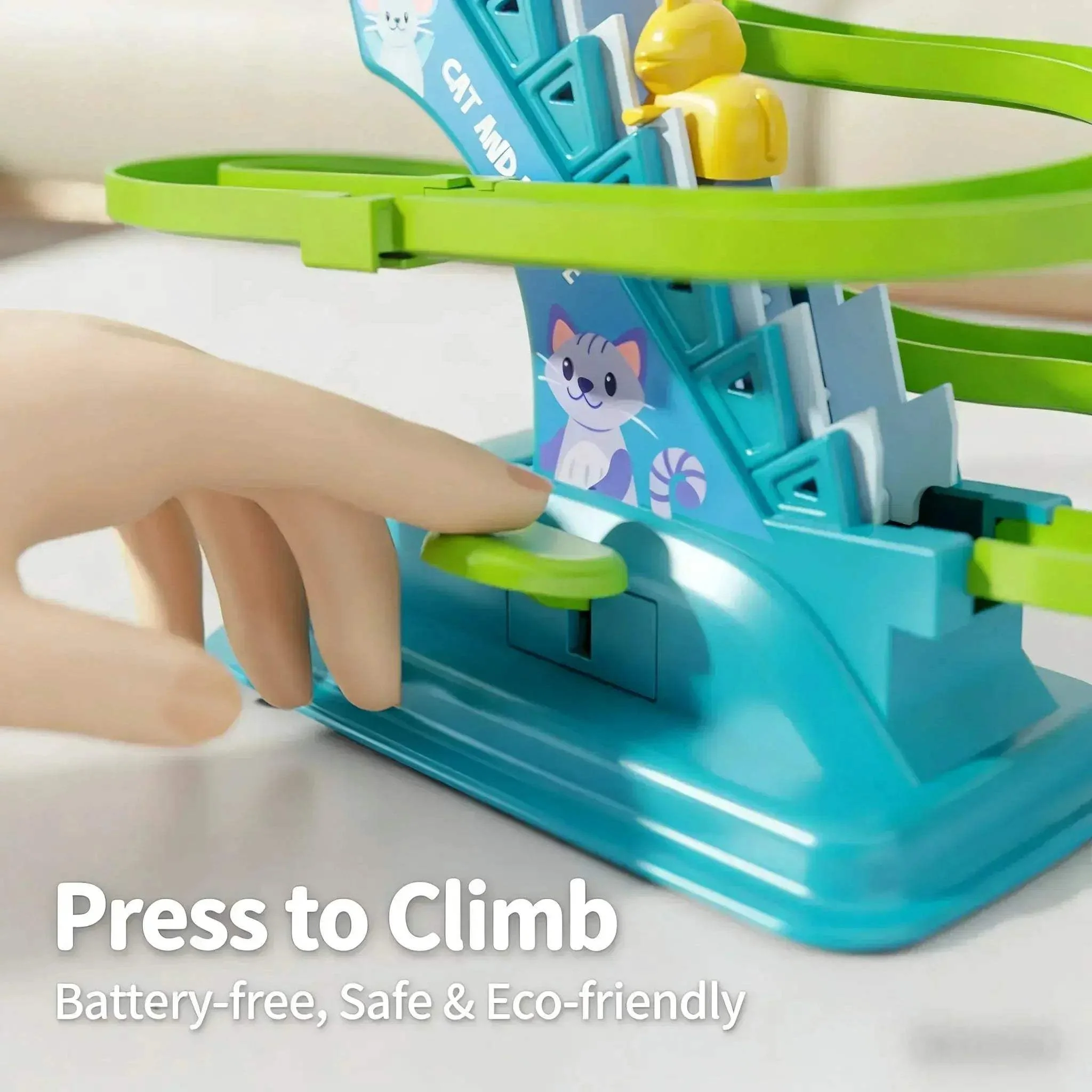 Roller Coaster Racing Track Toy Travel Ready Gift For Kids - Image 3