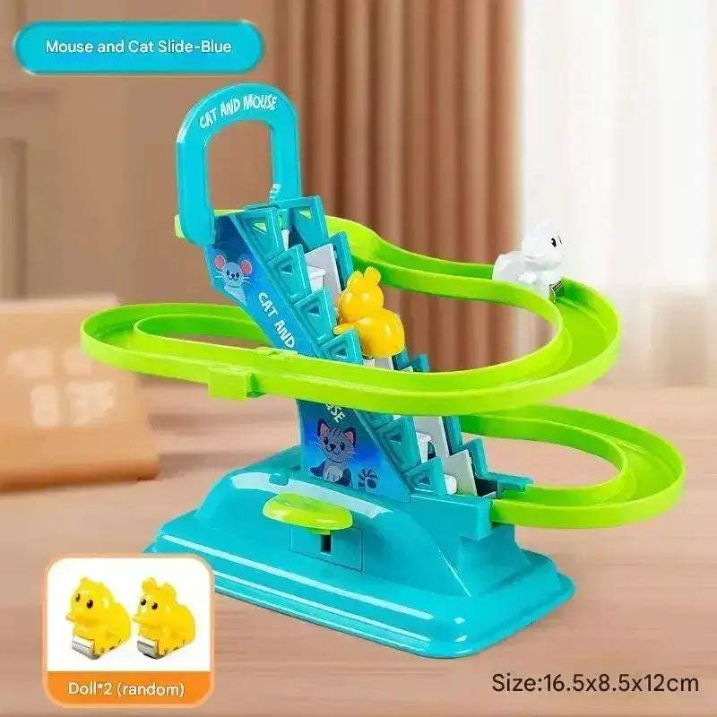 Roller Coaster Racing Track Toy Travel Ready Gift For Kids - Image 8