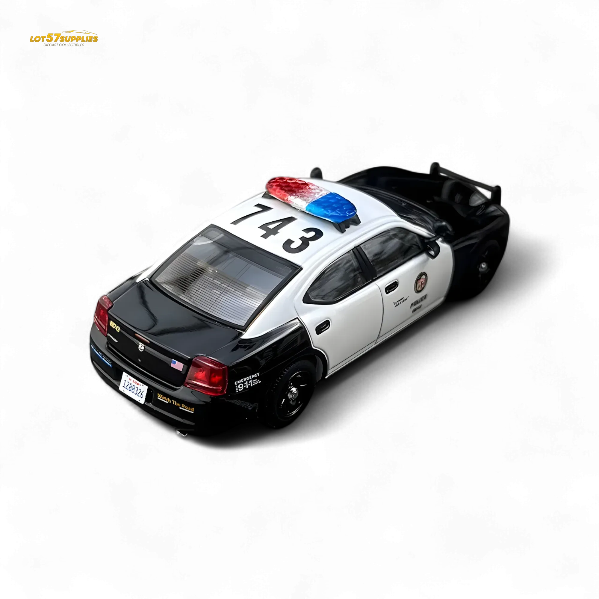 Rollin Dodge Charger 06 LAPD 1:64 - Image 2