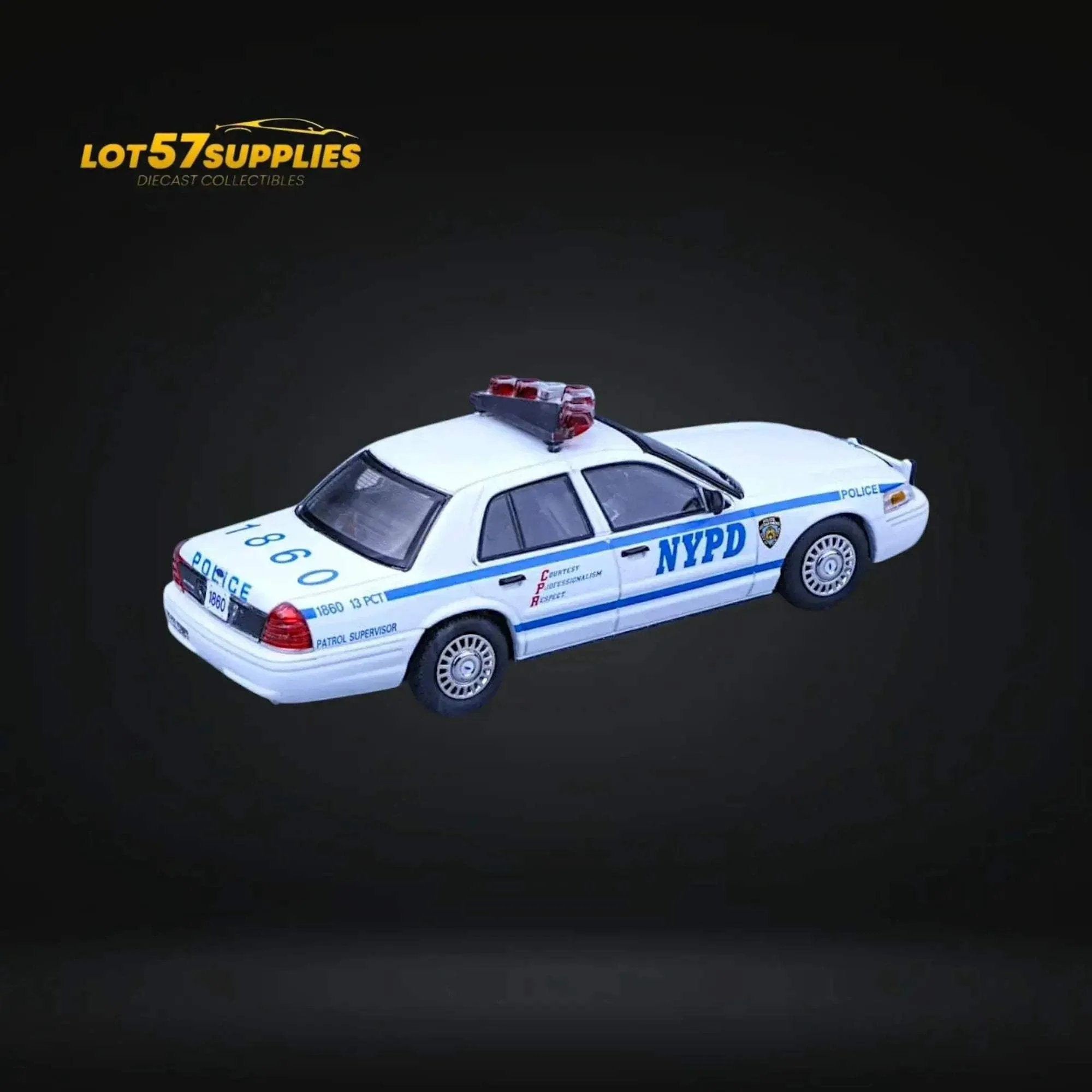 Rollin Ford Crown Victoria NYPD Patrol Supervisor 1:64 - Image 4