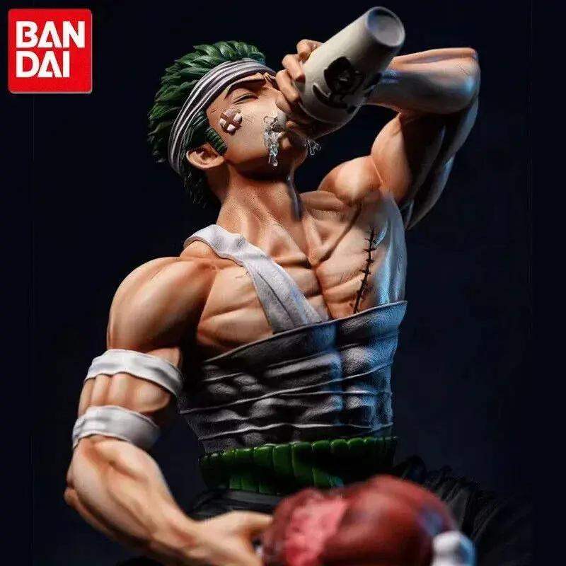 Roronoa Zoro Figure, Post Timeskip Injured Drunking Figurine, Anime Gifts 6 in - Image 2