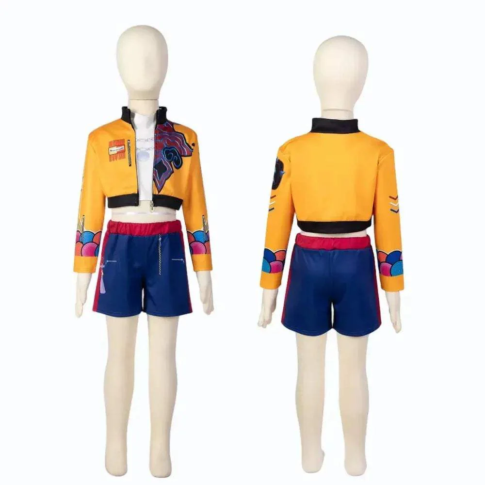 Realistic Rumi Kpop Demon Cosplay Costume for Girls - Image 3