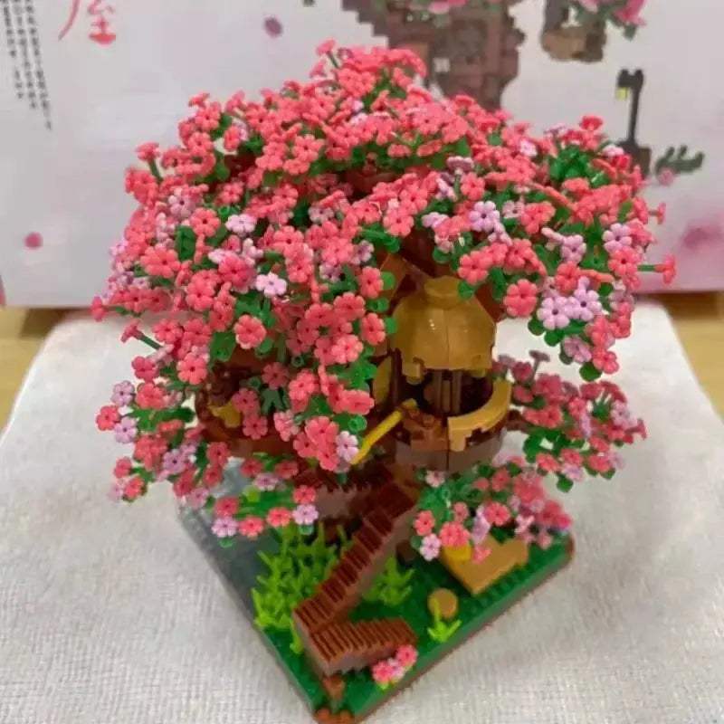 Sakura Bonsai Lego Kit for Her Valentine Gift DIY Decor - Image 2