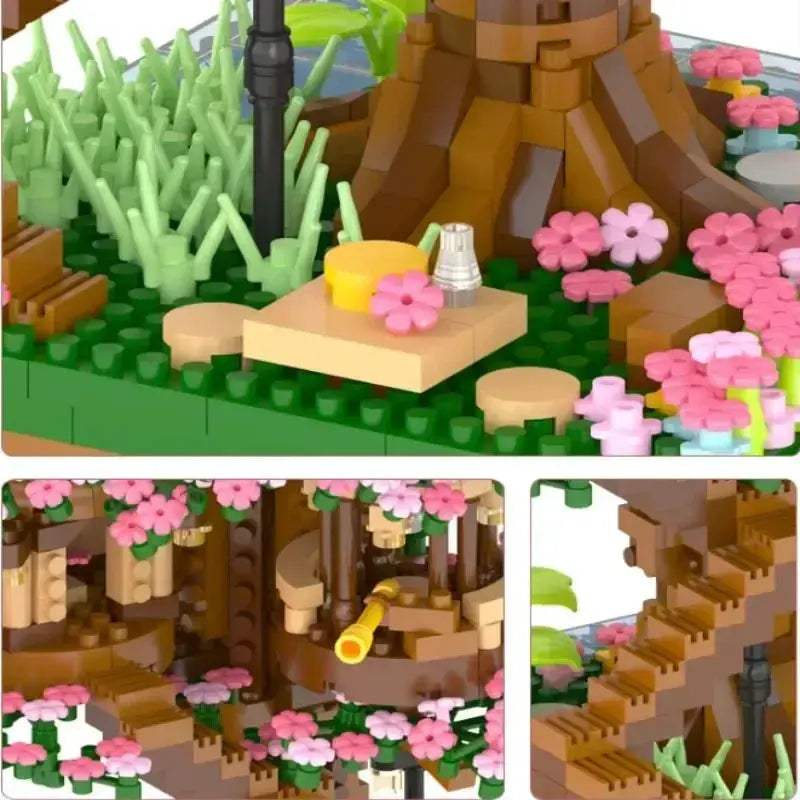 Sakura Bonsai Lego Kit for Her Valentine Gift DIY Decor - Image 5