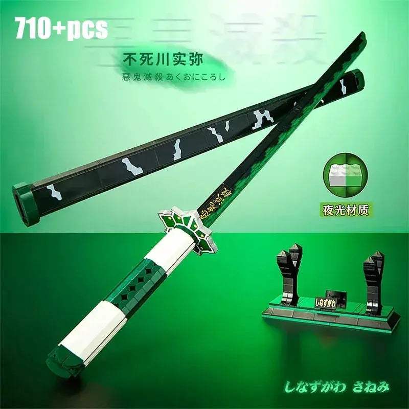 Educational Samurai Sword Building Blocks Kit For Anime Fans - Image 11