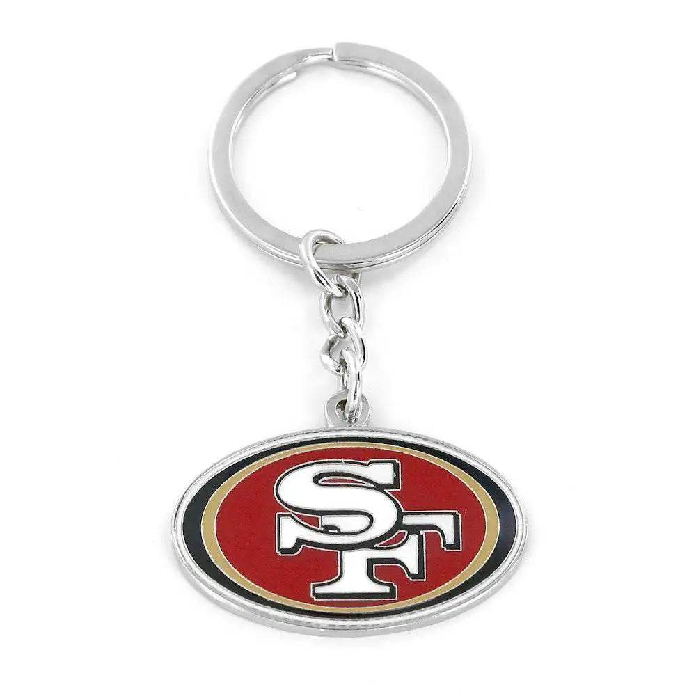 San Francisco 49ers Logo Keychain With Detachable Ring