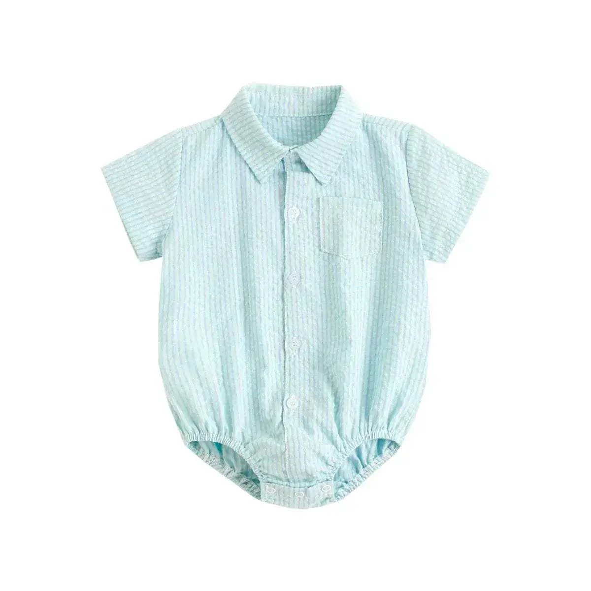 Sanlutoz Cotton Baby Bodysuits Short Sleeve Summer Plaid for Baby Boy - Image 15