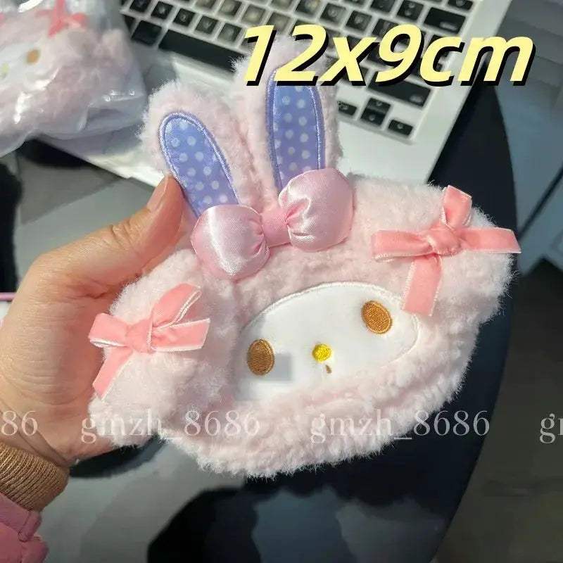 Sanrio My Melody Plush Backpack School Bag Japanese Large Capacity - Image 7
