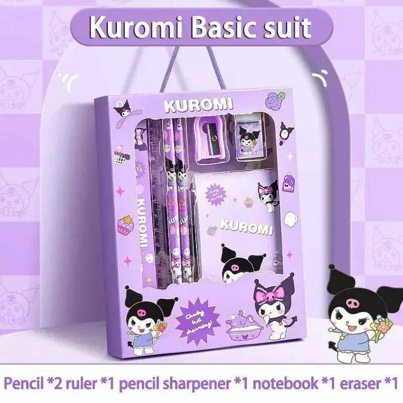 Sanrio Family Cinnamoroll, Kuromi, and Melody Stationery Gift Box Set, Children's Gift Back-to-School Christmas Gift - Image 10