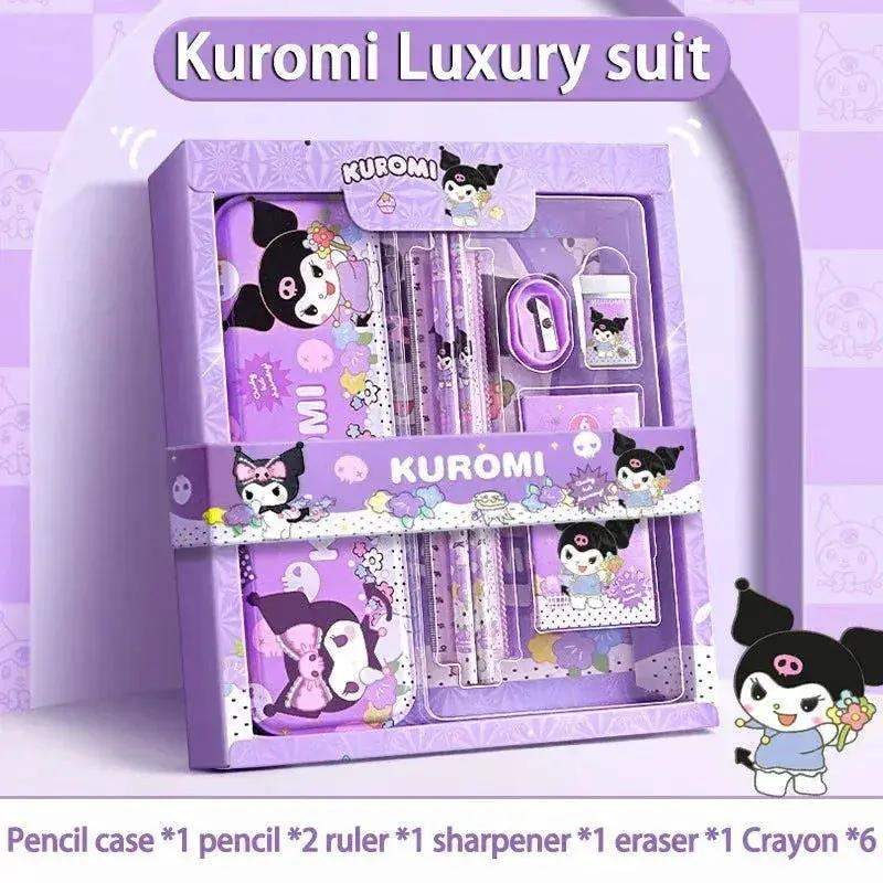 Sanrio Family Cinnamoroll, Kuromi, and Melody Stationery Gift Box Set, Children's Gift Back-to-School Christmas Gift - Image 14
