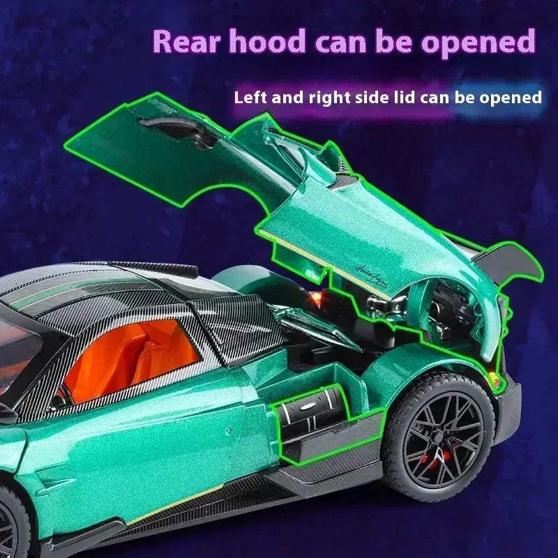 Scale 1 24 Pagani Huayra BC Diecast Metal Model For Display Gift - Image 3