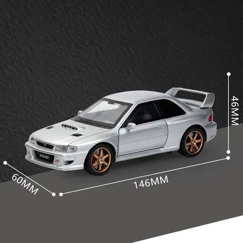 Scale 1 To 32 Diecast Metal Subaru Impreza WRX STI Car Model - Image 14