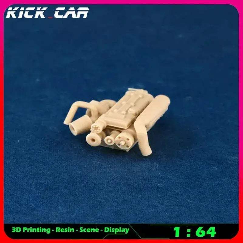 Scale Car Engine For Diorama Garage Scene Paintable - Image 15