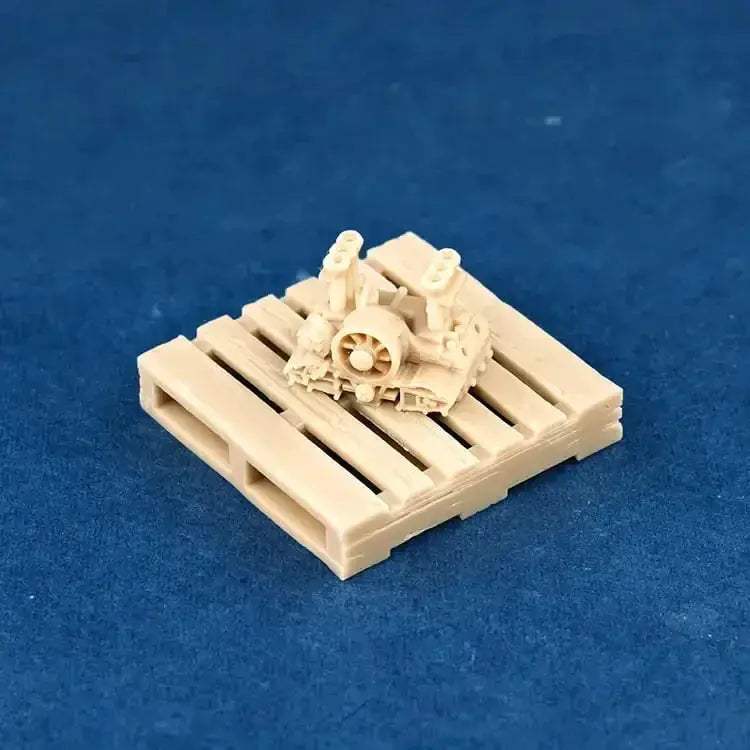 Scale Car Engine For Diorama Garage Scene Paintable - Image 17