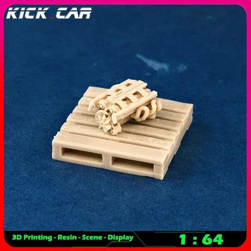 Scale Car Engine For Diorama Garage Scene Paintable - Image 18