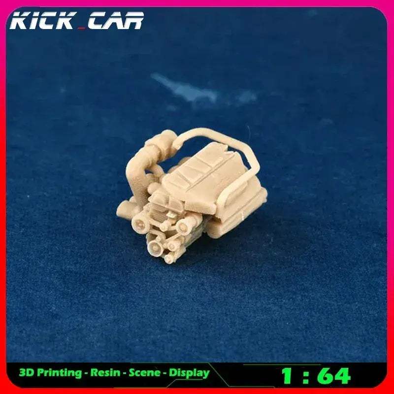 Scale Car Engine For Diorama Garage Scene Paintable - Image 20
