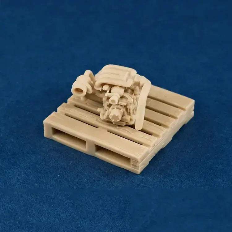 Scale Car Engine For Diorama Garage Scene Paintable - Image 21