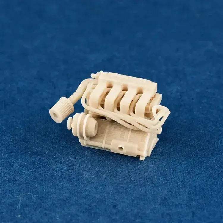 Scale Car Engine For Diorama Garage Scene Paintable - Image 25
