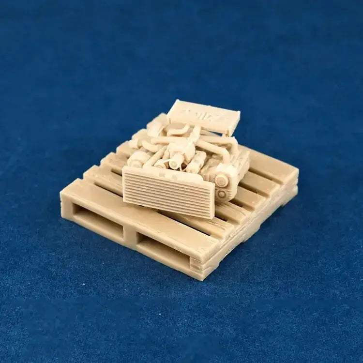 Scale Car Engine For Diorama Garage Scene Paintable - Image 34
