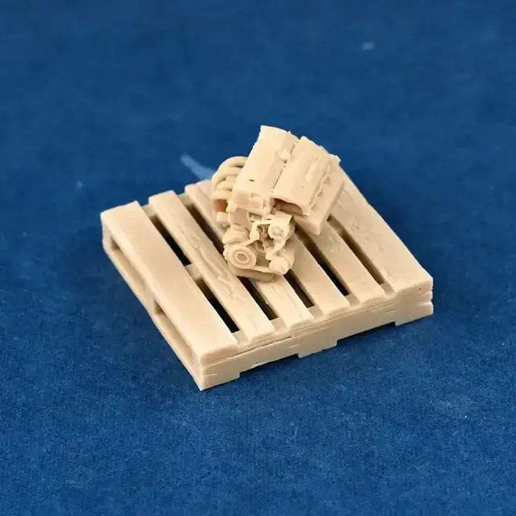 Scale Car Engine For Diorama Garage Scene Paintable - Image 7