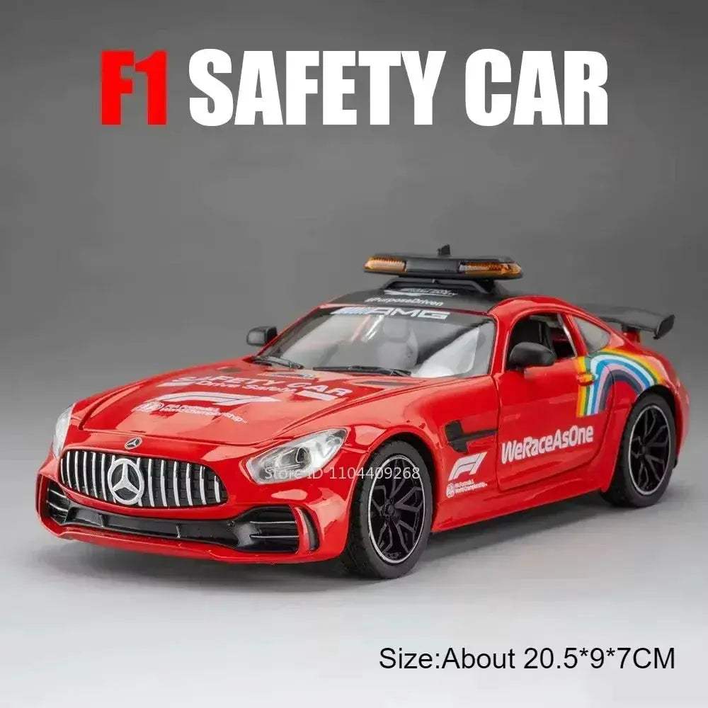 Scale Model Car 1 24 Diecast Safety Vehicle Doors Open - Image 7