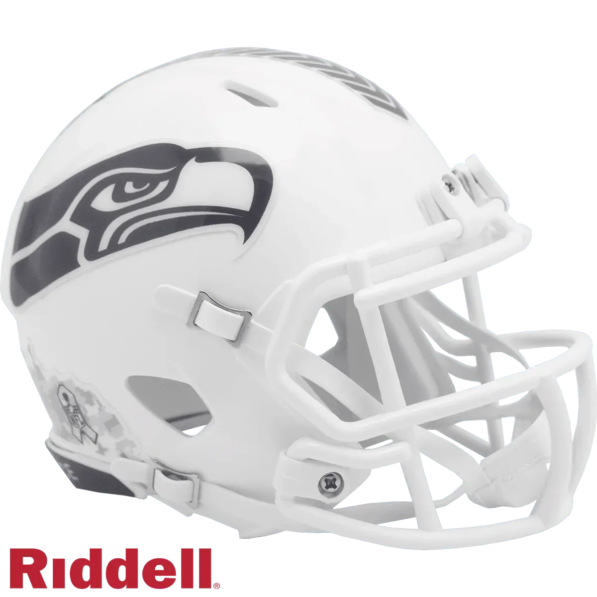 Seahawks Riddell Replica Mini Speed Helmet Salute To Service